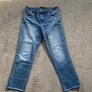 Kut from the Kloth Reese High-Rise Fab Ab Ankle Straight jean
